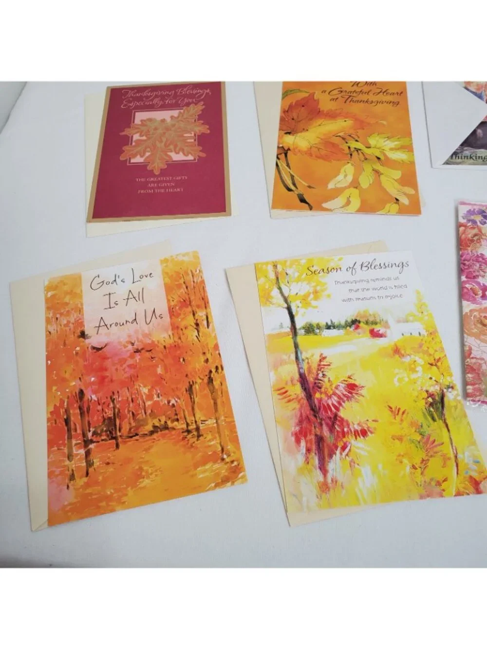 Lot of 22 Mixed Greeting Cards Hallmark Voila & More New Thanksgiving Valentine